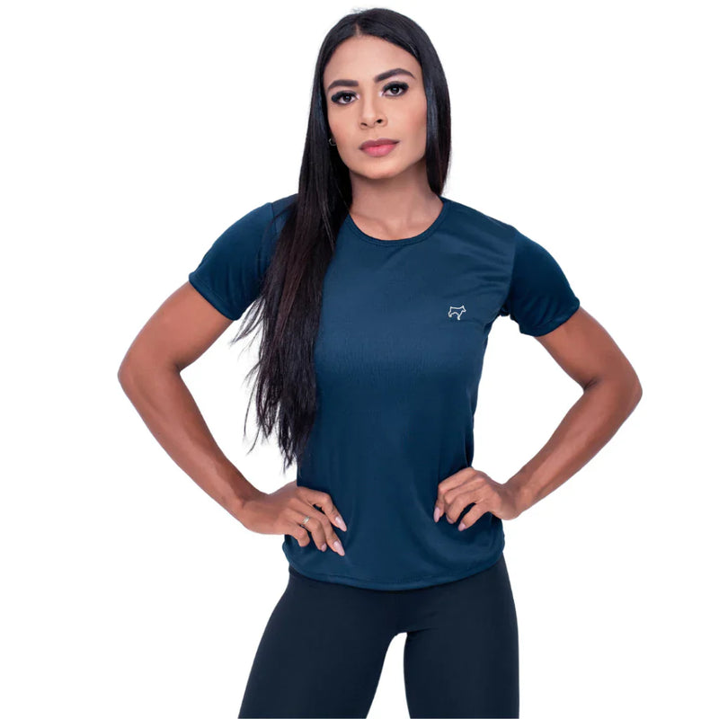 Kit com 5 Camisetas Femininas Dry Fit