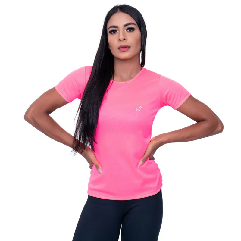 Kit com 5 Camisetas Femininas Dry Fit