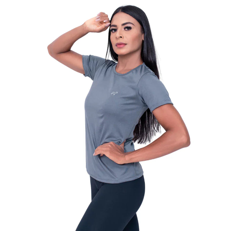 Kit com 5 Camisetas Femininas Dry Fit